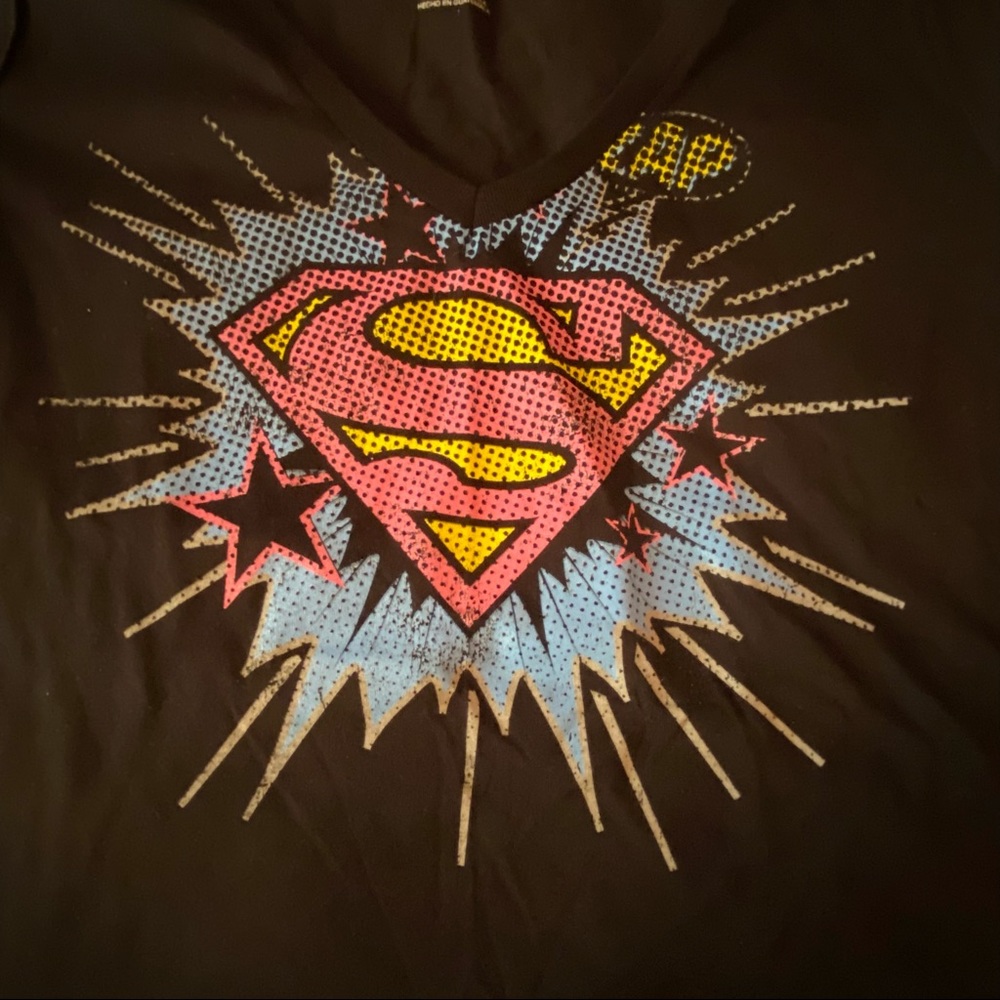 Supergirl Black Tee Shirt Junior size XXL (19)